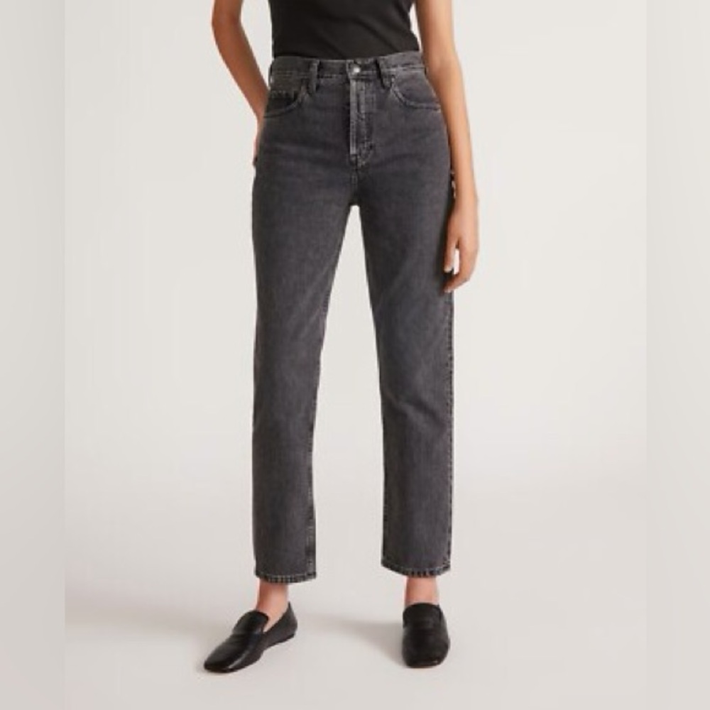 Everlane The 90s Cheeky Jean Women's 27 Gray‎ High Rise Organic Cotton
